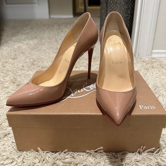 Christian Louboutin Pigalle Follies Pointed Toe Pump - Picture 1 of 9